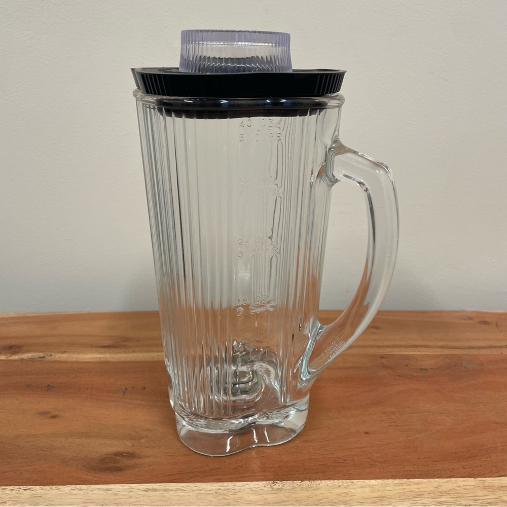 Waring CAC34 Replacement Glass Blender Container w Blade and Lid. NWOT